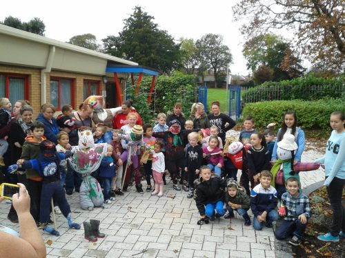 Volunteers of the Growing Club at the Community Garden.